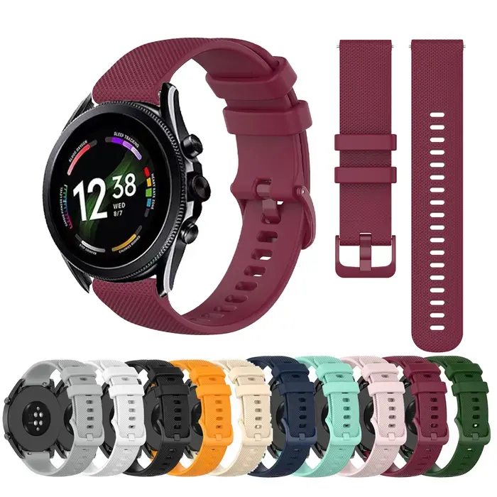 Bracelet en Silicone pour Fossil Gen 6 femmes 42mm Gen 5/5e hommes 44mm Ite 45mm