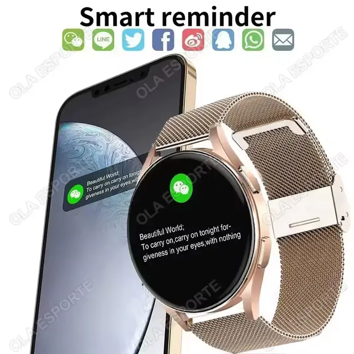 2025 nouvelles femmes SmartWatch Bluetooth appel dame montres Sport étanche fréquence cardiaque sommeil montre