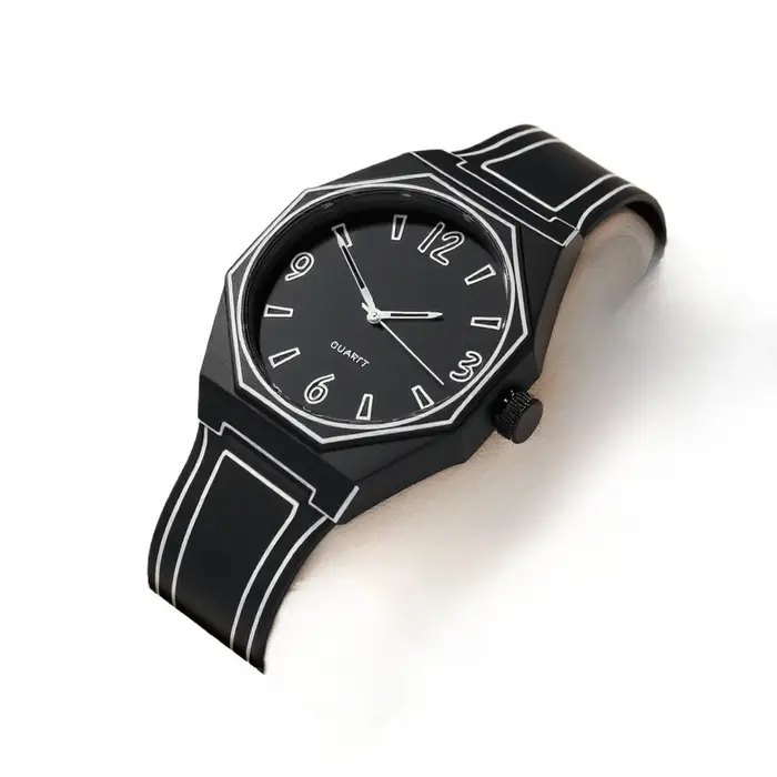 Nouvelle montre tendance style dessin animé, montre esthétique pour étudiants hommes et femmes, mont