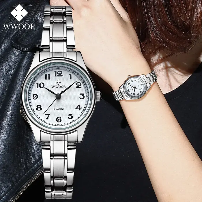 Montre WWOOR blanche pour femme