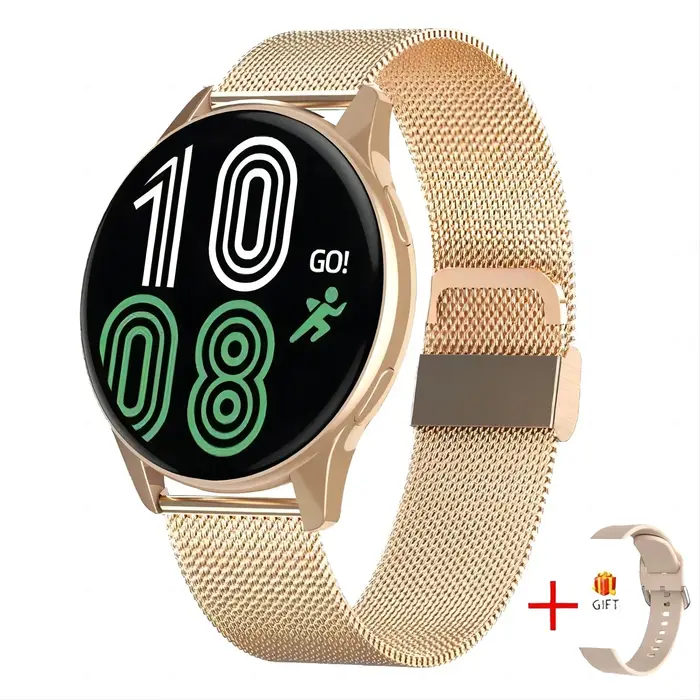 Montre intelligente ronde pour hommes et femmes
