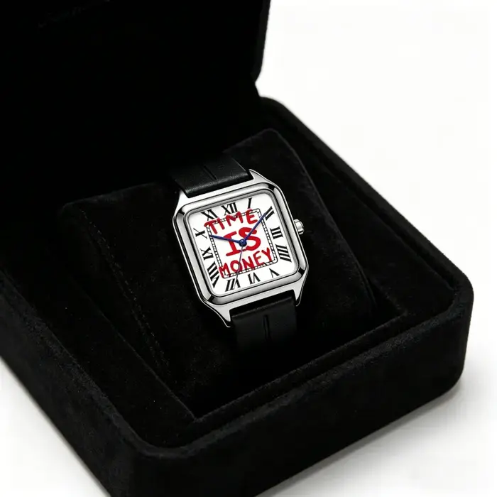 Montre carrée de luxe pour homme