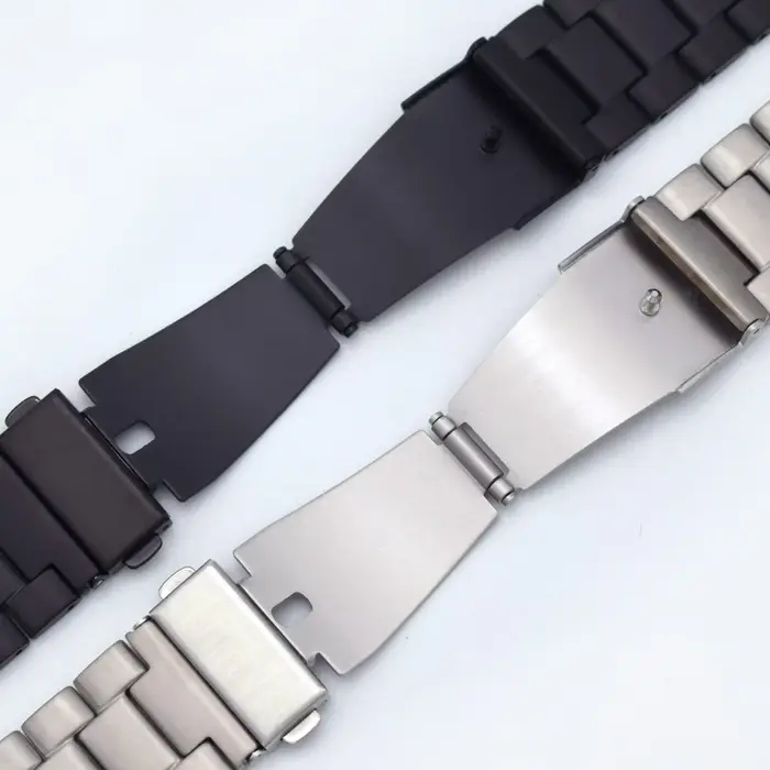 THEAGE Bracelet de montre solide en titane pour hommes et femmes