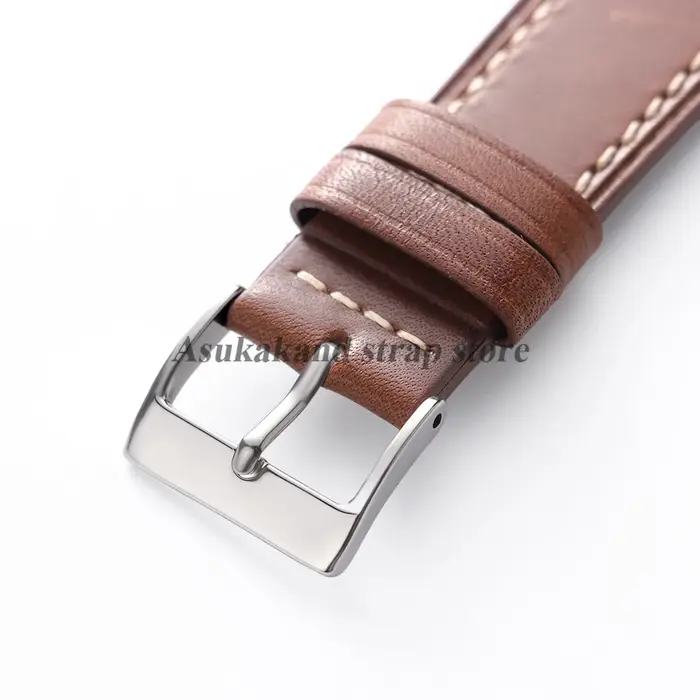 18mm 20mm 22mm Vintage Bracelet de montre en cuir véritable pour Seiko pour Omega