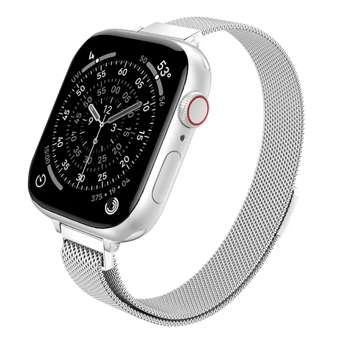Bracelet Milanese fin pour Apple Watch 44mm 40mm 45mm 49mm 41mm 42mm