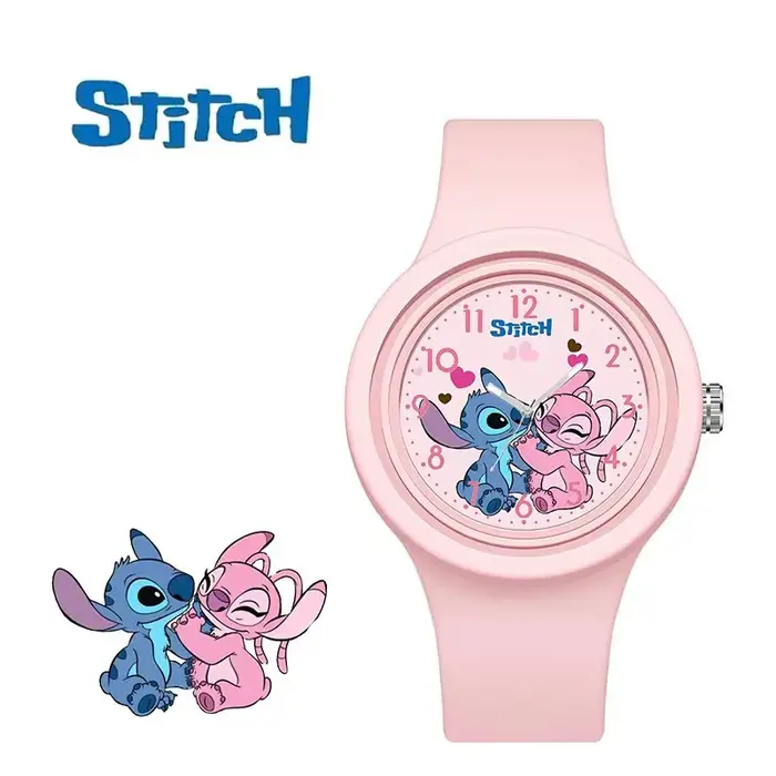 Nouveau point enfants montres pour filles bracelet en Silicone rond Quartz enfants montre garçons ét