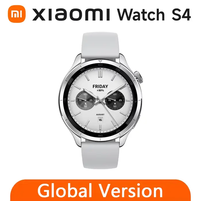 Version Globale Xiaomi Watch S4 Écran AMOLED 1,43 pouces Surveillance de la fréquence cardiaque Plus