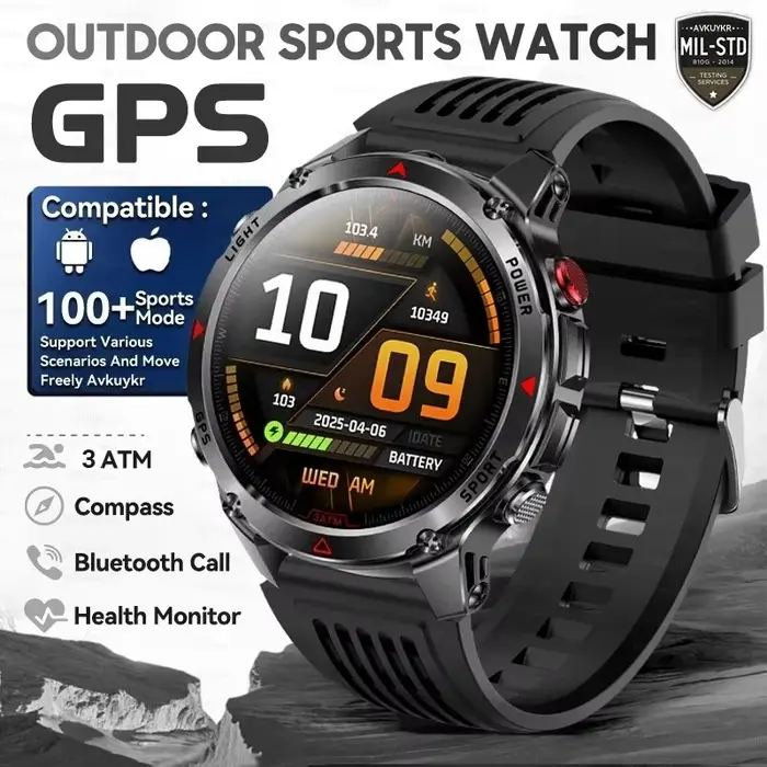 Montre connectée militaire GPS HT37 T-Rex 3 Pro