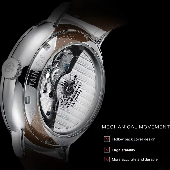 Nouvelle montre pour hommes Top marque de luxe Sport automatique mécanique