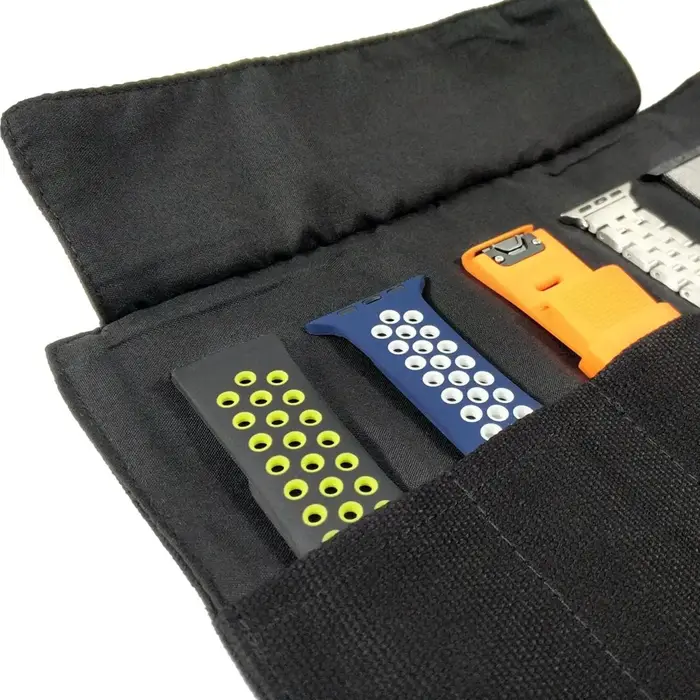 Accessoires pour bracelets de montre intelligents, sac de rangement portable, étui en poudre, compatible avec les bandes Apple, Samsung, Garmin
