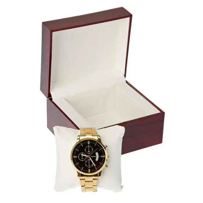 Boîte à montre individuelle haut de gamme en bois avec coussin, étui de voyage de luxe pour homme, rangement pour montre-bracelet et bracelet, coffret cadeau