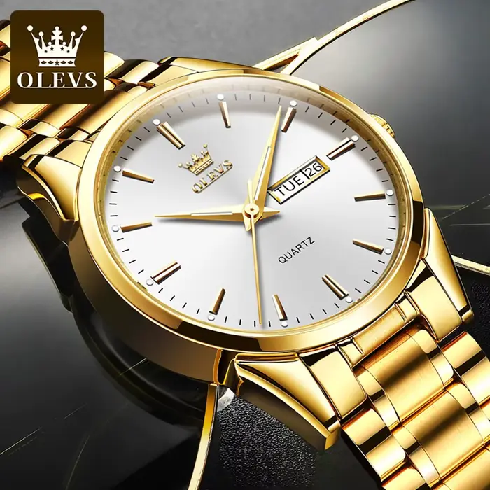 Montres-bracelets classiques en or pour hommes