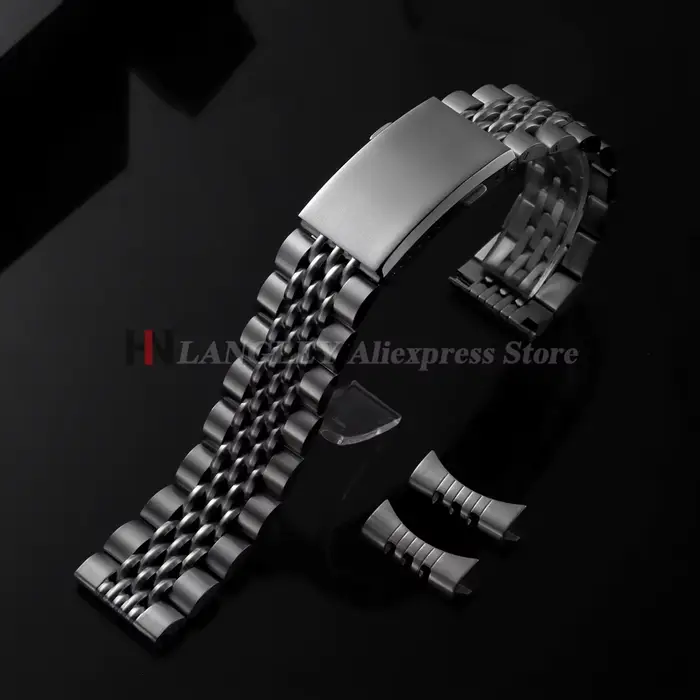Bracelet de montre en acier inoxydable massif
