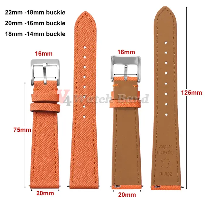 Nouveau bracelet de montre orange pour Samsung Galaxy Watch 8/7/6/5/4
