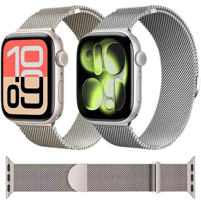 Bracelet milanais pour Apple Watch série 11 10 46mm 42mm 9 8 7 45mm 41mm Ultra 3 2 49mm