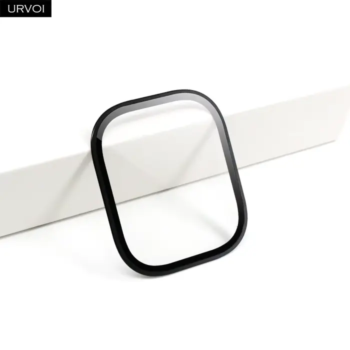 URVOI protecteur d'écran en verre trempé pour Apple Watch Ultra 3 49mm dur incurvé clair 3D pour iWatch cadre métallique lentille accessoires