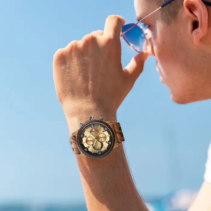 Montre en bois hommes