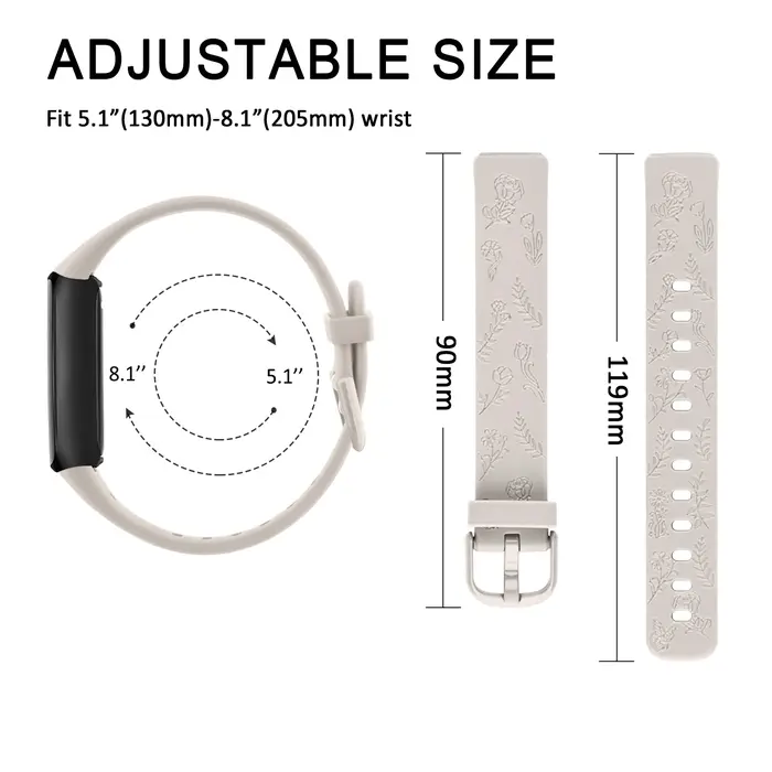 Bracelet gravé en TPU souple pour Fitbit Inspire 3 2/inspire Hr