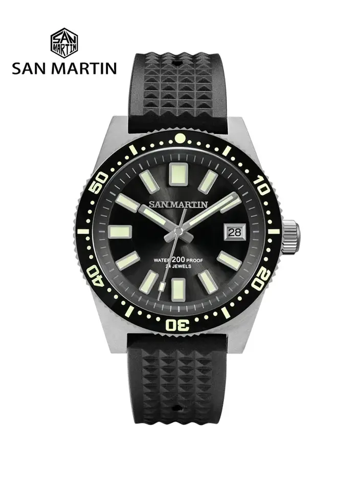 San Martin V3 62mas montre de plongée 40mm NH35