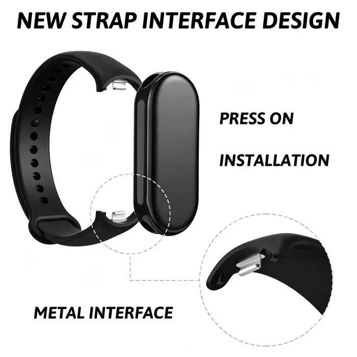 Bracelet en silicone pour Xiaomi Mi Band 11 10 9 8 NFC, bracelet de sport, bracelet intelligent Xiaomi, accessoires pour Mi Band 11 10 9 8