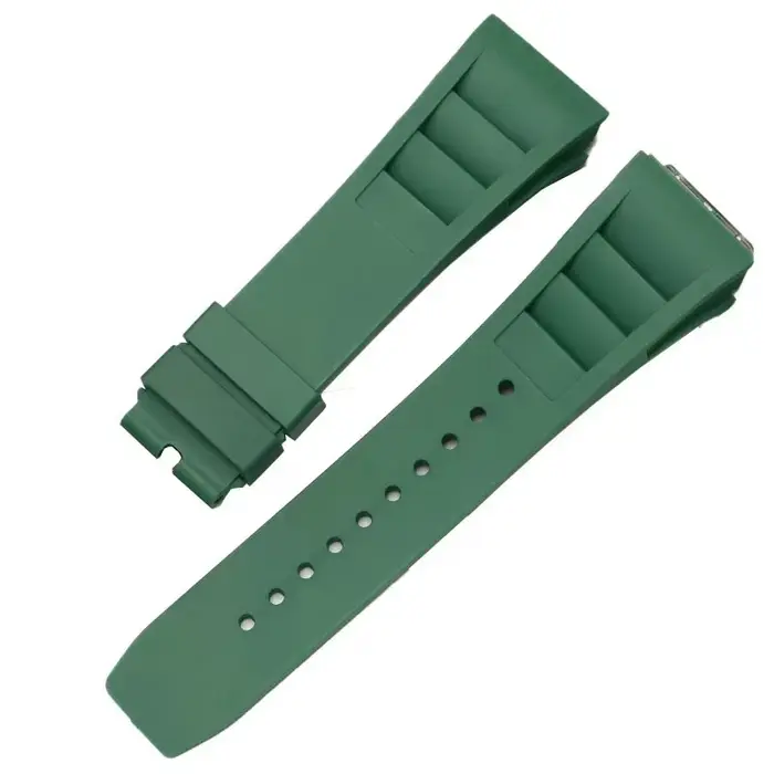 Bracelet de montre en caoutchouc souple de haute qualité, 25mm-20mm, pour Richard Mille série RM011,