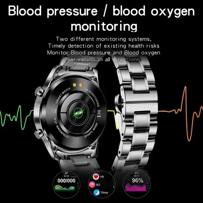 Montre intelligente étanche pour homme