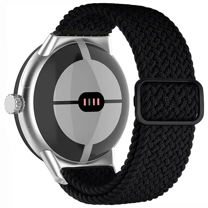 Boucle Solo tressée pour Google pixel 3 4 2 bandes accessoires Smartwatch élastique réglable en Nylon correa bracelet Pixel bracelet de montre