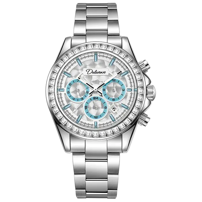 Montre de luxe en diamant pour homme