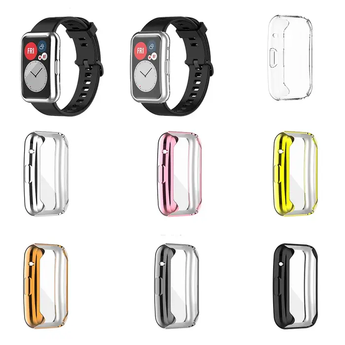 Étui de protection en TPU galvanisé pour montre Huawei