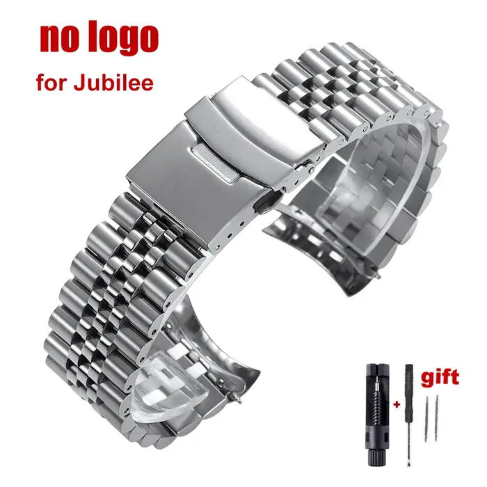 Bracelet de montre sport pour homme à extrémités courbes pour Seiko 5 SKX009/007