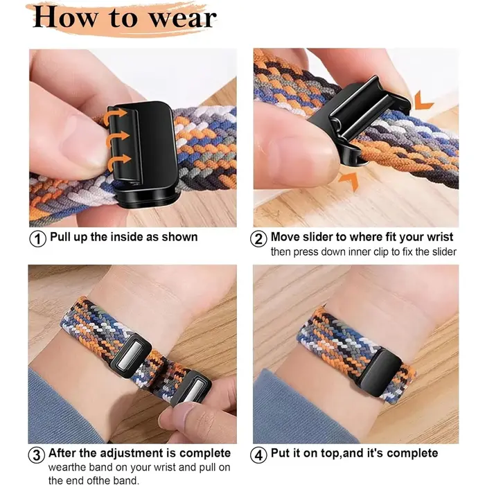Bracelet à boucle en Nylon pour Google Pixel Watch 3 41mm, Bracelet tressé magnétique de remplacement, Google Pixel Watch 2 Correa