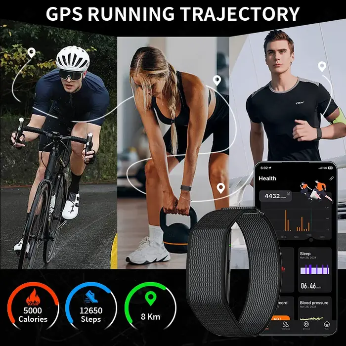 Bracelet intelligent LIGE avec suivi de trajectoire GPS