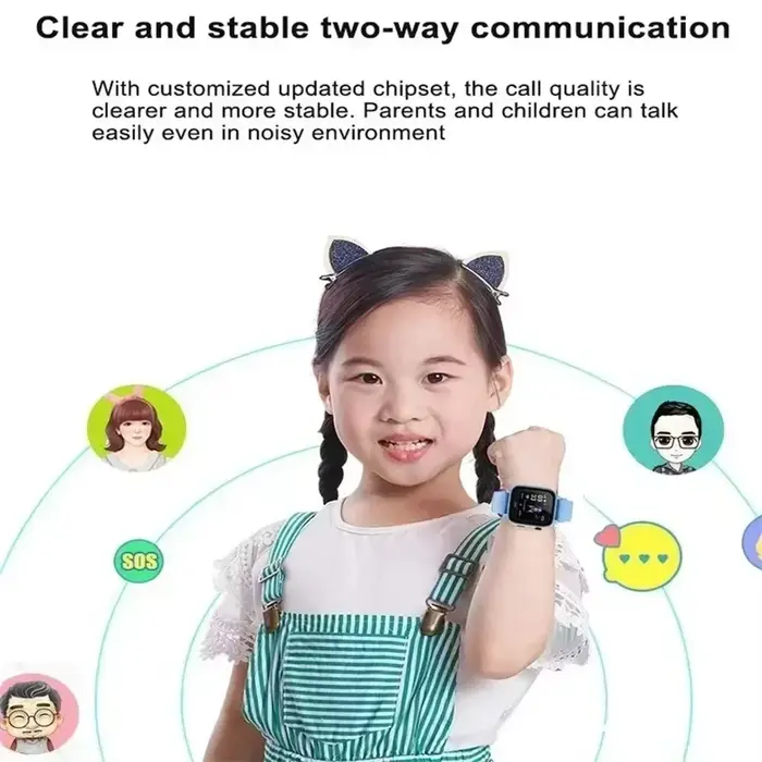 Montre connectée GPS étanche pour enfants Lenovo avec carte SIM 4G, appel, appareil photo, mini montre électronique, cadeau d'anniversaire pour enfants, nouveauté 2026