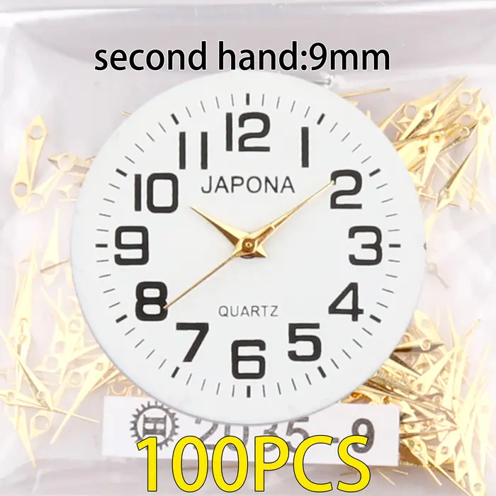 100 ensemble aiguilles de montre