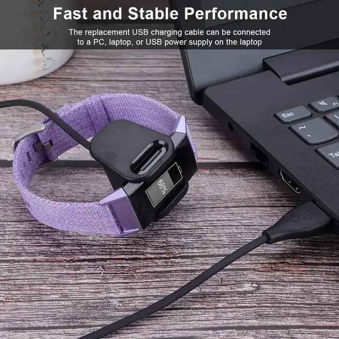 Cordon de chargeur USB de remplacement pour Fitbit Charge 2
