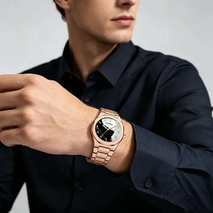 Montres pour hommes, montre analogique à quartz de luxe avec date, étanche, montre-bracelet de mode pour affaires, montre classique pour homme, lumineuse