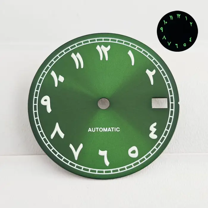 Montre pour hommes, cadran numérique arabe NH35