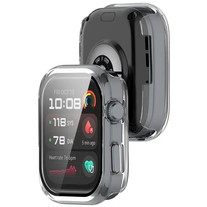 Étui rigide en PC avec protection d'écran en verre intégrée pour Huawei Watch D2 anti-rayures
