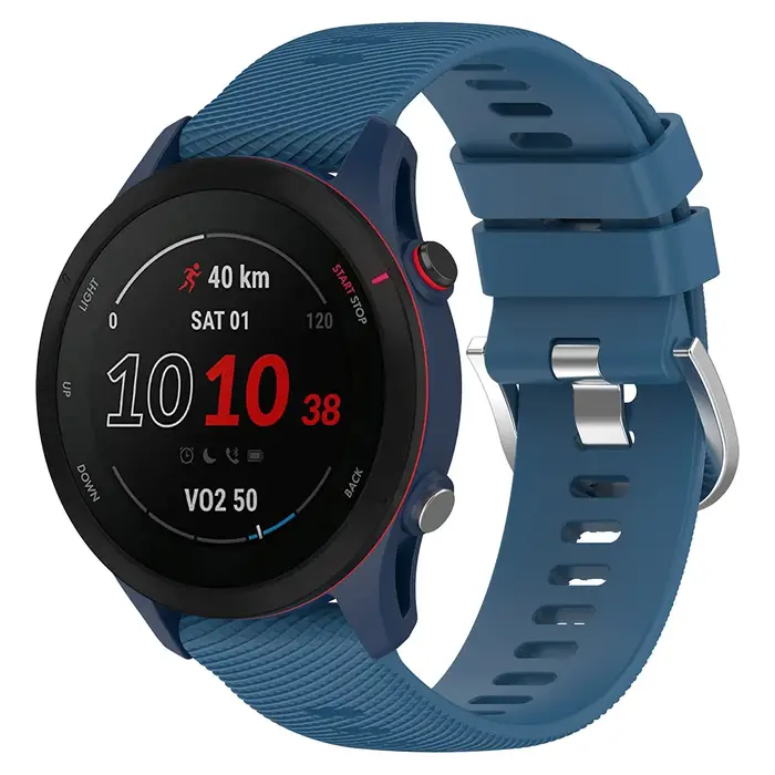 Bracelet en Silicone officiel pour montre intelligente Garmin Forerunner 255 255S