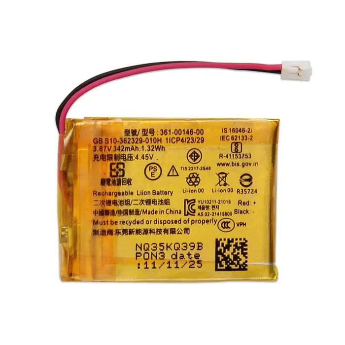 Nouvelle batterie de remplacement pour montre connectée Garmin Forerunner 955 955 Solar Fenix7 Epix Pro MARQGen 2 MARQ2 361-00146-00 342mAh