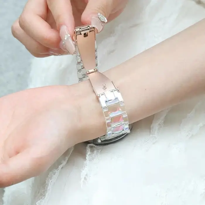 Bracelet femme pour Samsung Galaxy Watch 7 6 5 4 40/44mm 5Pro 45mm