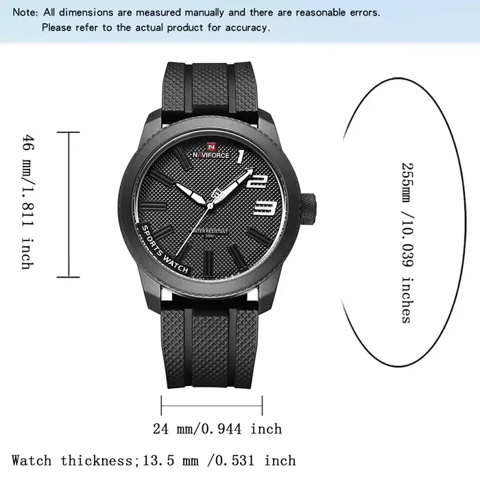 NAVIFORCE montre pour hommes marque chaude de luxe étanche homme