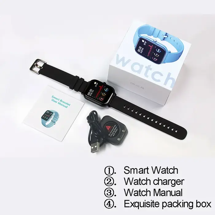 Montre intelligente étanche pour hommes et femmes