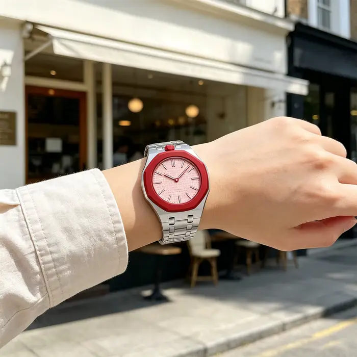 Bracelet de montre de remplacement en acier inoxydable pour Swatch X Royal Pop