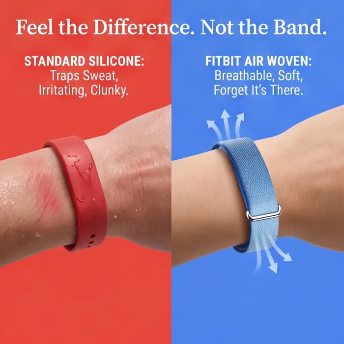 Bracelet de montre tressé en nylon pour Google Fitbit Air