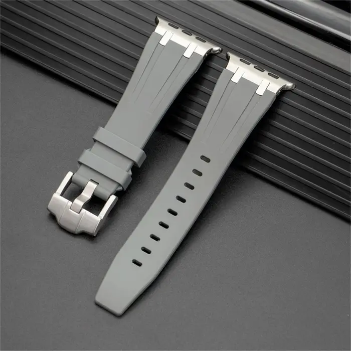 Bracelet en silicone pour Apple Watch Ultra 49mm, bracelet sport en caoutchouc pour iWatch 11 10 9 8