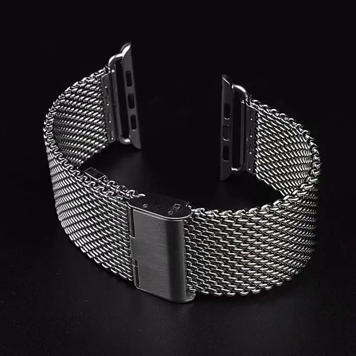 Bracelet milanais 1.0mm pour Apple Watch 49mm 45mm 44mm 41mm 40mm 38mm 42mm