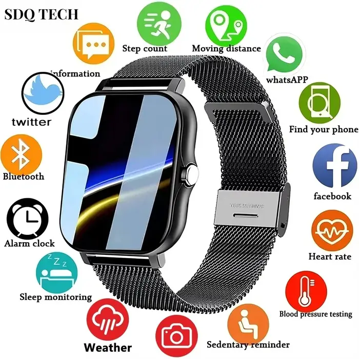 Montre connectée nouvelle génération pour hommes et femmes