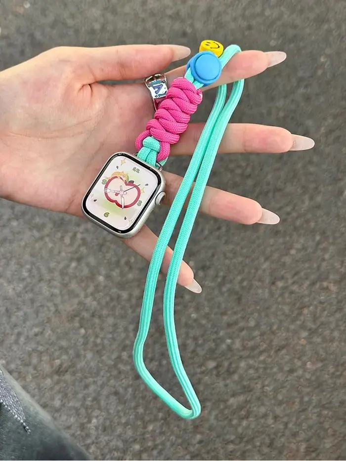 Bracelet de lanière en Nylon pour Apple Watch Ultra 10 9 8 7 6 5 Se 4