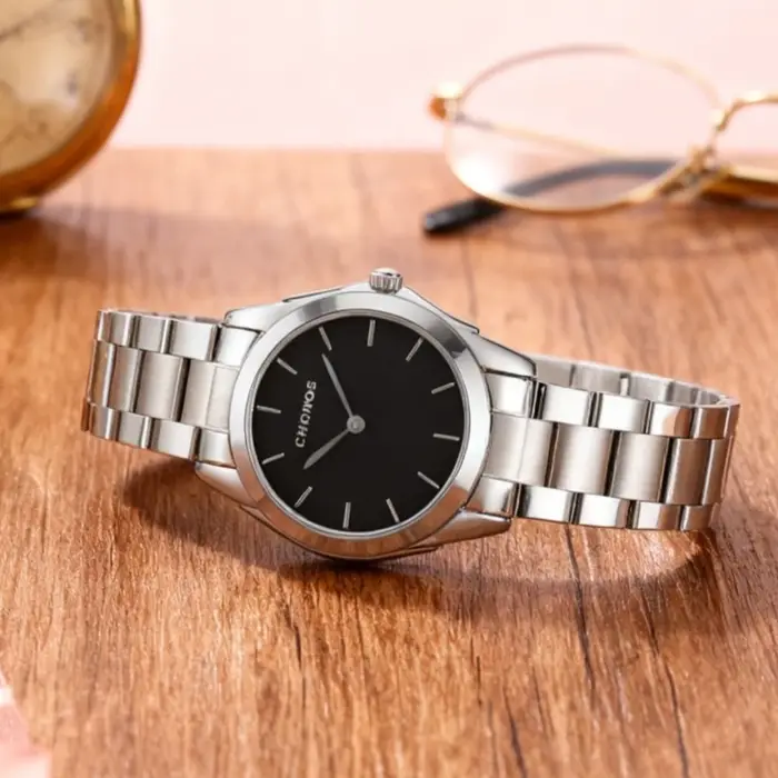 2025 flambant neuf CHRONOS femmes montres de luxe mode élégant étanche montre-bracelet à Quartz pour fille dames horloge Relogio Feminino